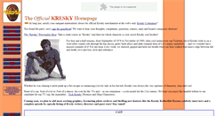 Desktop Screenshot of kreskytv.com
